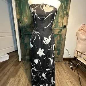 vintage black slip dress Audrey Vintage Slip Dress